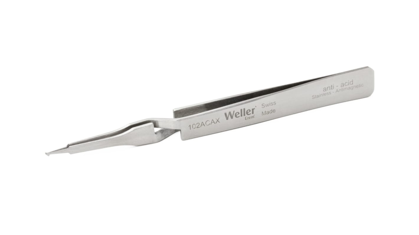 Pinzette Weller Erem in Acciaio inox, 115 mm , anti-magnetiche