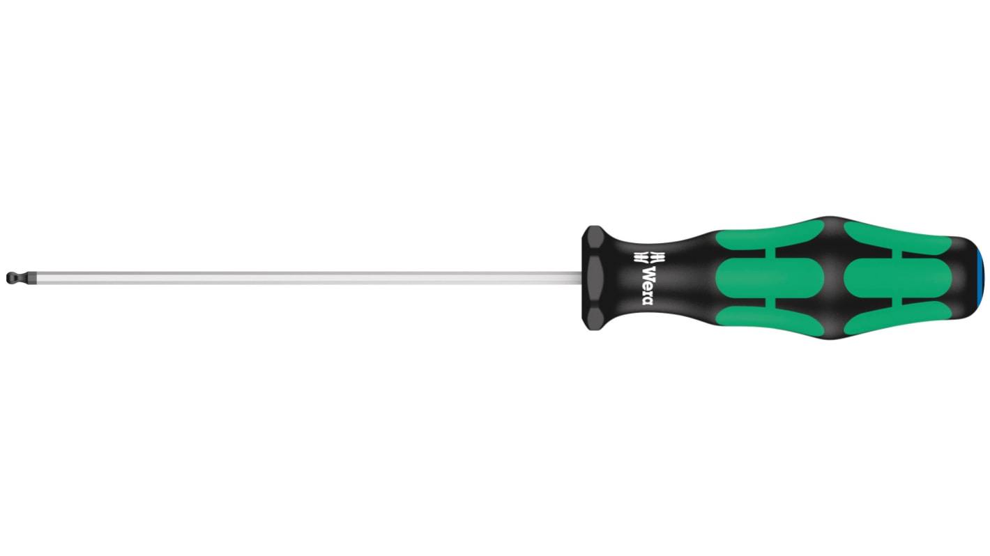 Wera Ball End Hexagon  Screwdriver, 100 mm Blade, 170 mm Overall