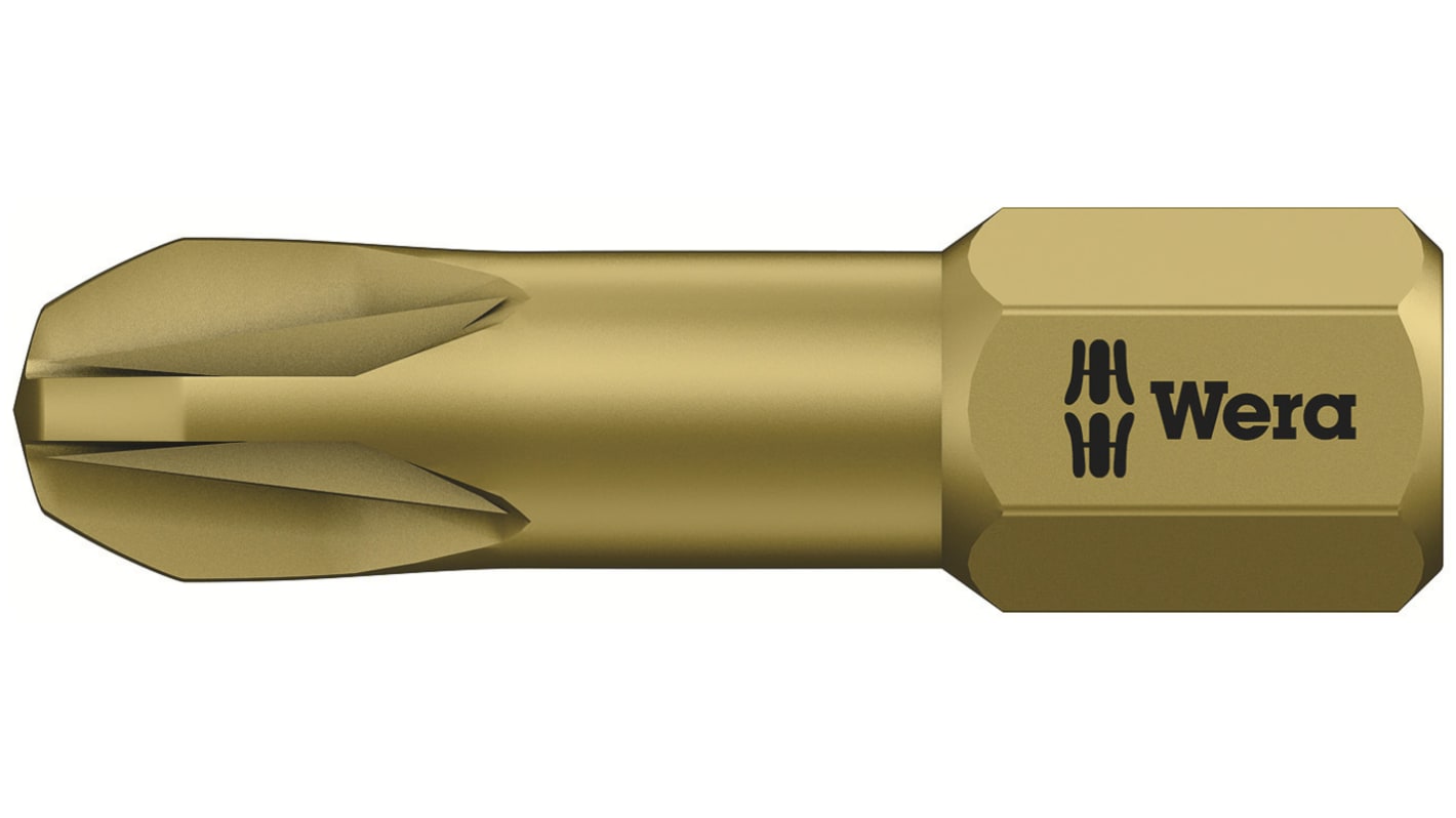 Wera Pozidriv Screwdriver Bit, PZ3 Tip