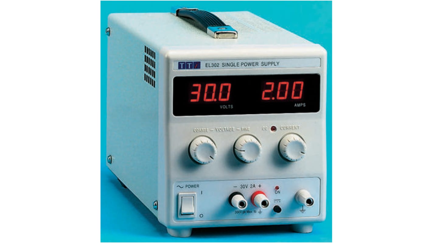 Thurlby Thandar Instruments Bench Power Supply, 0 → 30V, 0 → 2A, 1-Output, 60W