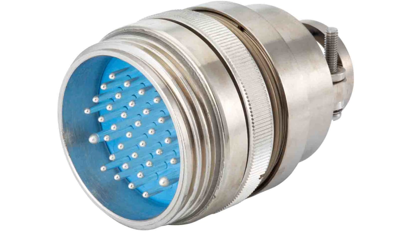 Jaeger Circular Connector, 12 Contacts, Cable Mount, Plug, Male, IP65, 5342 Series