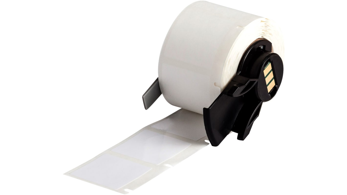 Brady B-423 Polyester White Label Roll, 25.4mm Width, 25.4mm Height, 250 Qty