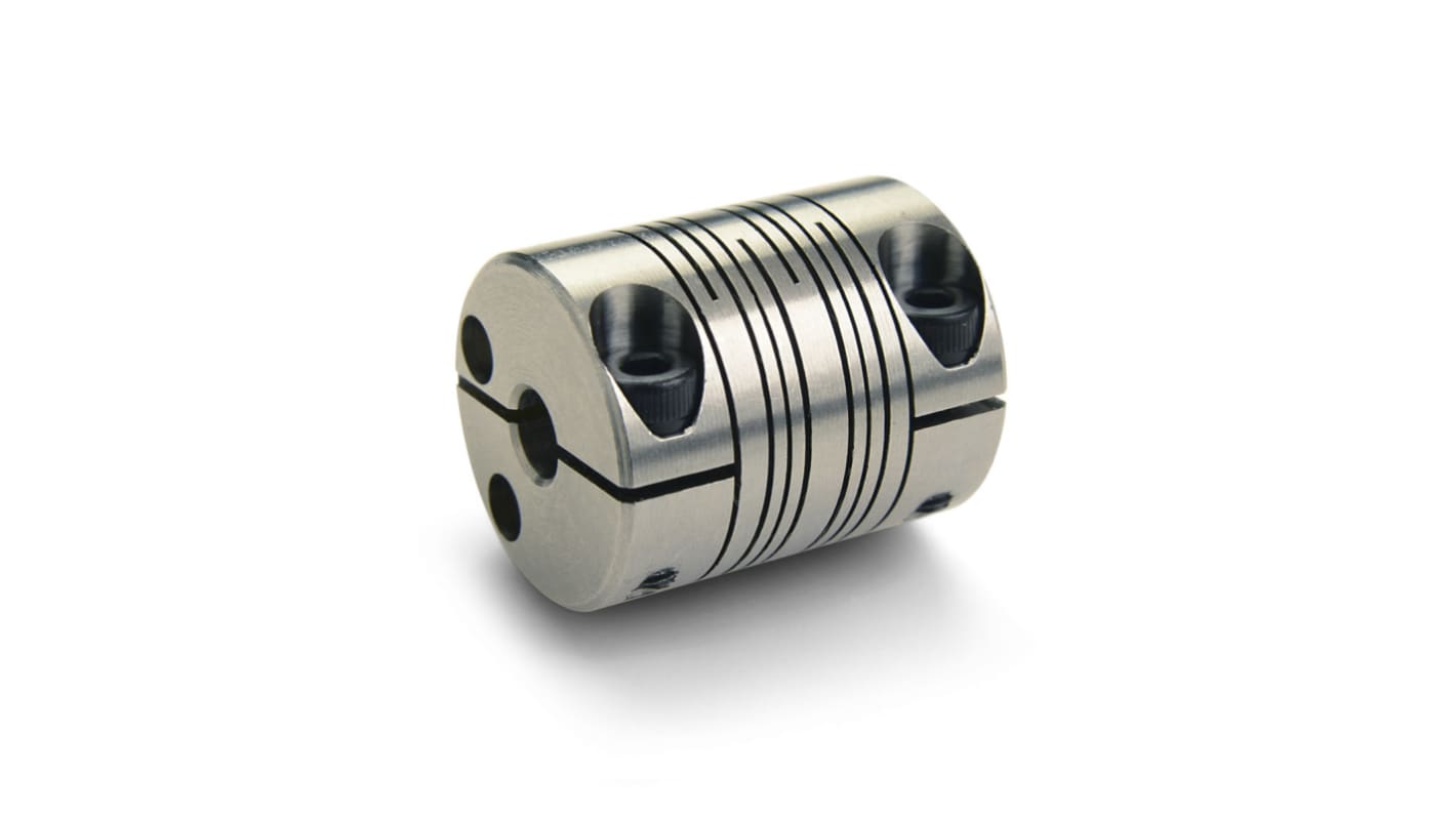 Ruland Beam Coupling, 15mm Outside Diameter, 3mm Bore, 22mm Length Coupler