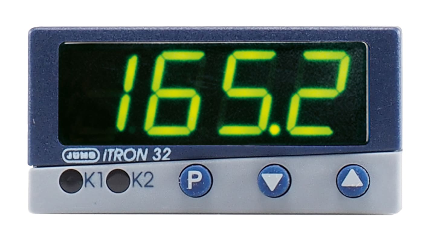 Termoregolatori PID Jumo iTRON, 110 → 240 V c.a., 48 x 24 (1/32 DIN)mm, 2 uscite Logico, Relè