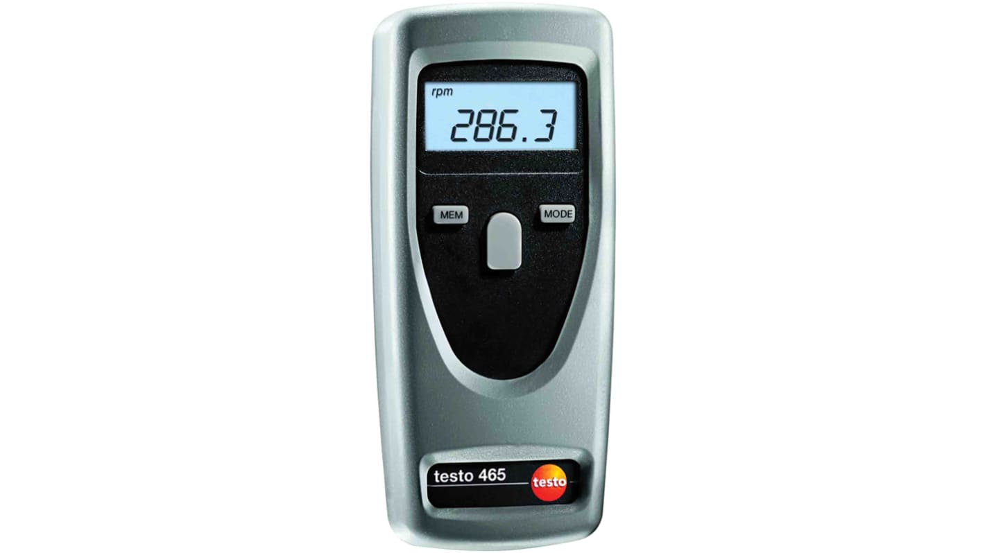 0563 0465 Testo 465 LCD Tachometer → 99999U/min, 1U/min, ISO
