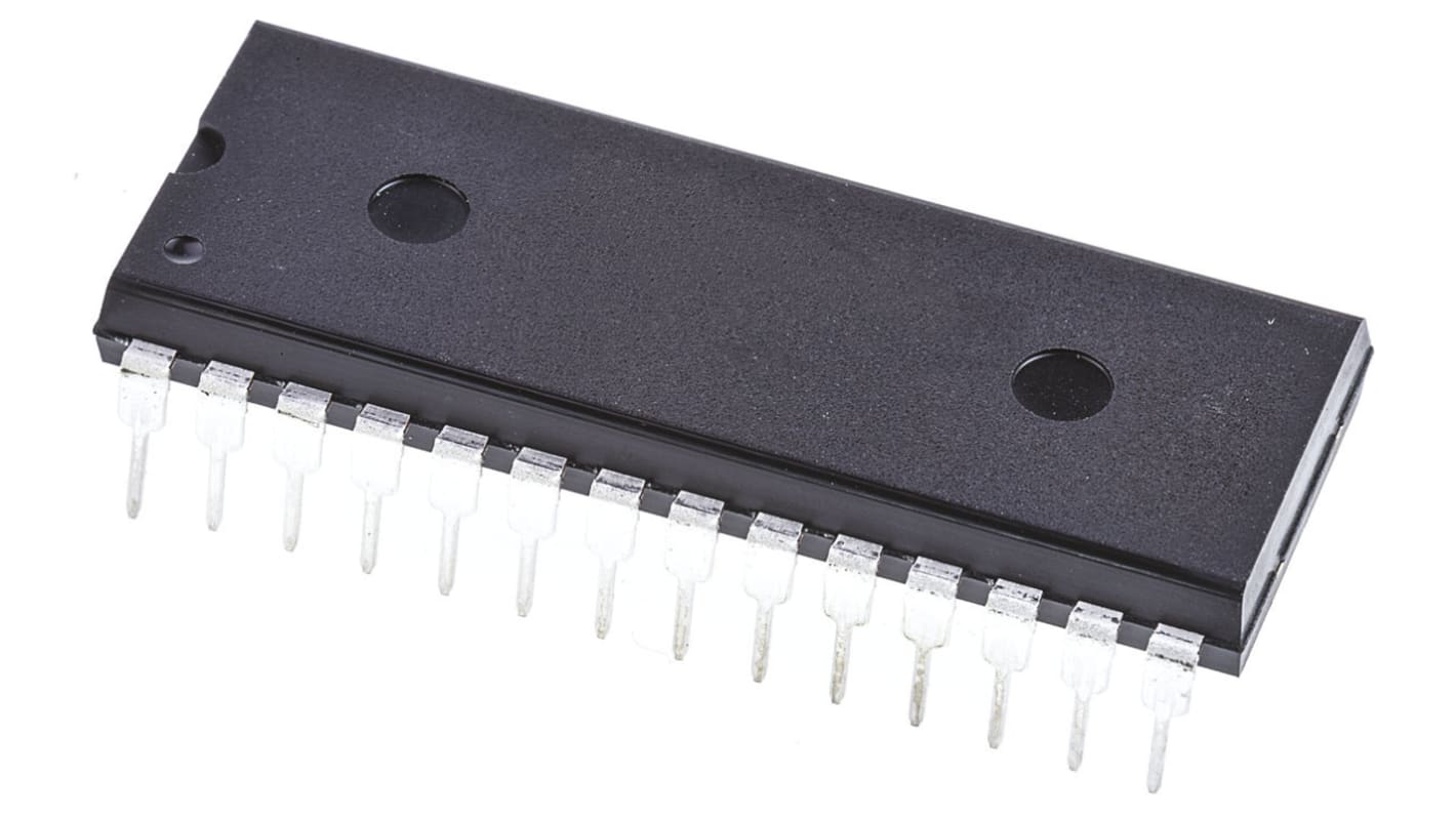 Microcontrôleur, 8bit, 24 B RAM, 512 x 12 mots, 4MHz, , DIP 28, série PIC16C