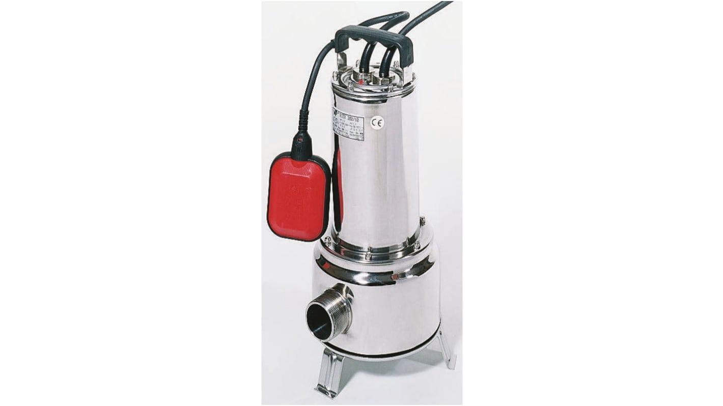 W Robinson And Sons 230 V 1.2 bar Straight Coupling Submersible Submersible Water Pump, 400L/min
