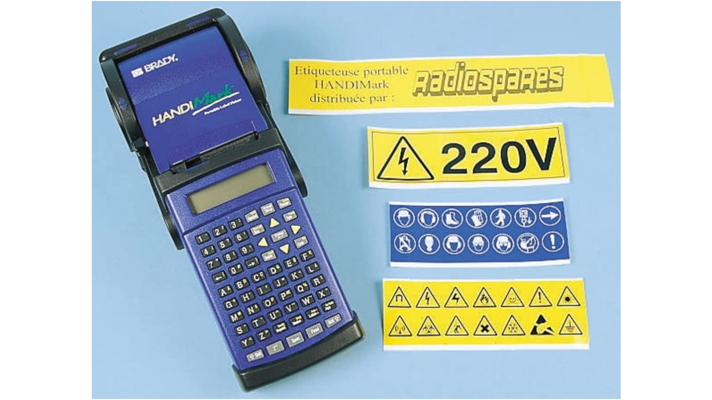 042023 Brady on Yellow Label Printer Tape, 15 m Length, 25 mm Width RS