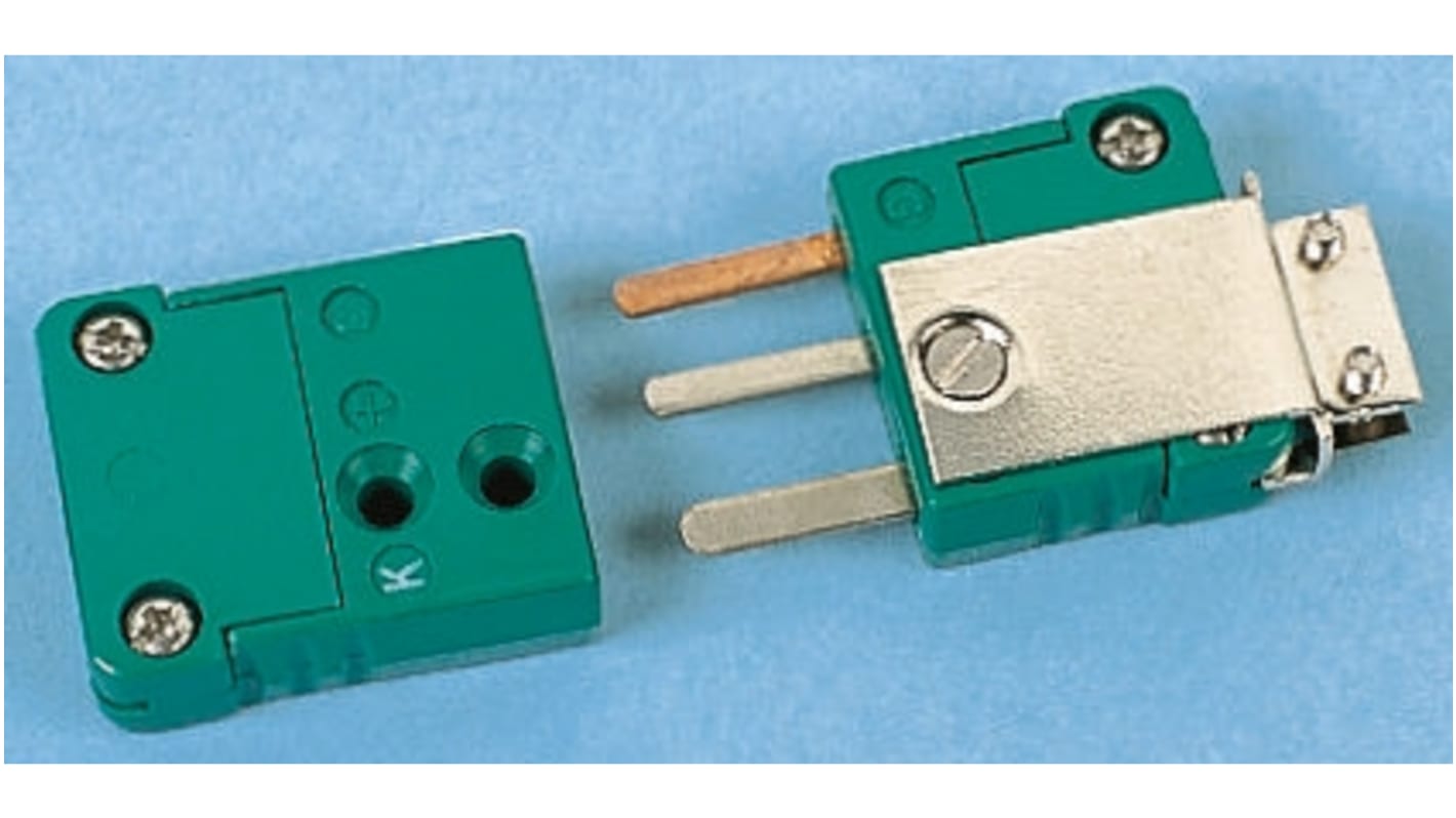 RS PRO In-Line Thermocouple Connector for Use with Type J Thermocouple, RoHS Compliant Standard