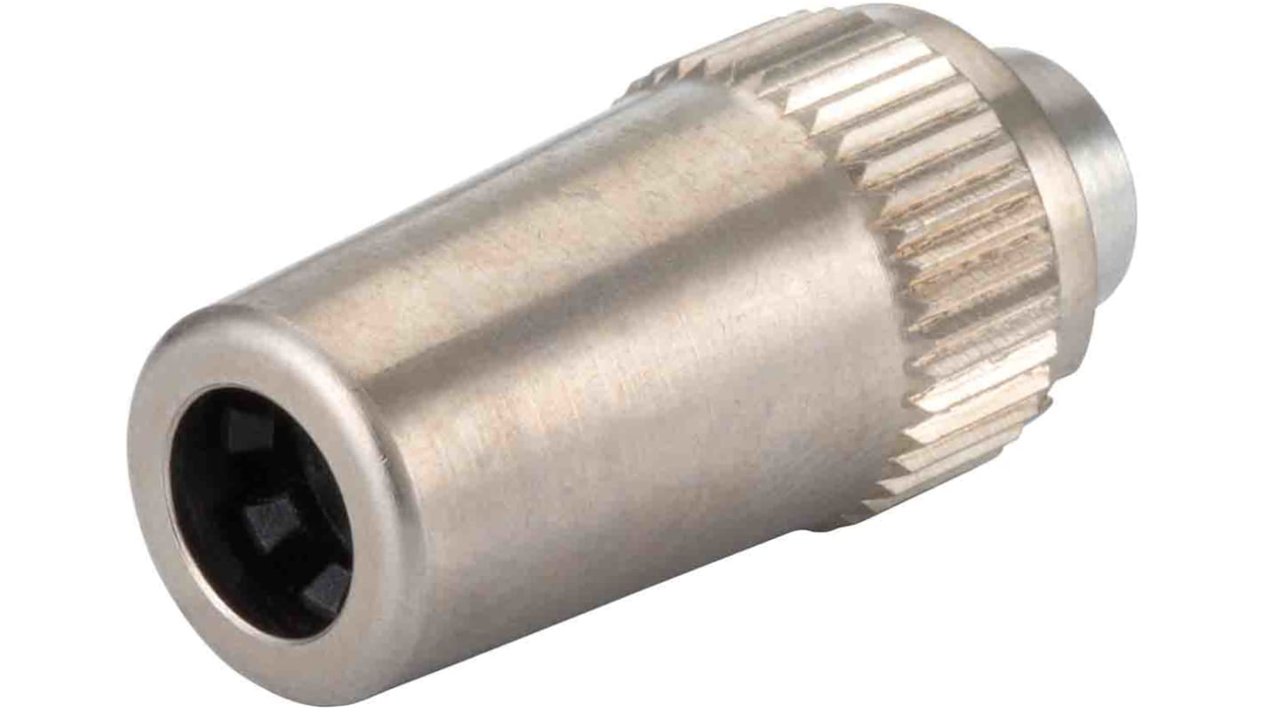 Jaeger With Push-Pull B00 Series Metallic Cable Gland, PG13.5 Thread, 3.6mm Min, 6.8mm Max