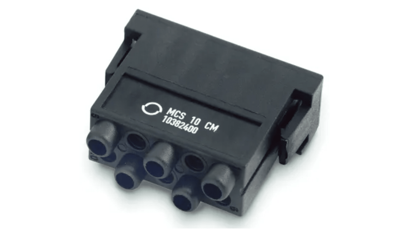 Epic Contact Heavy Duty Power Connector Module, 10A, Male, H-D 1.6, MCS Series, 10 Contacts