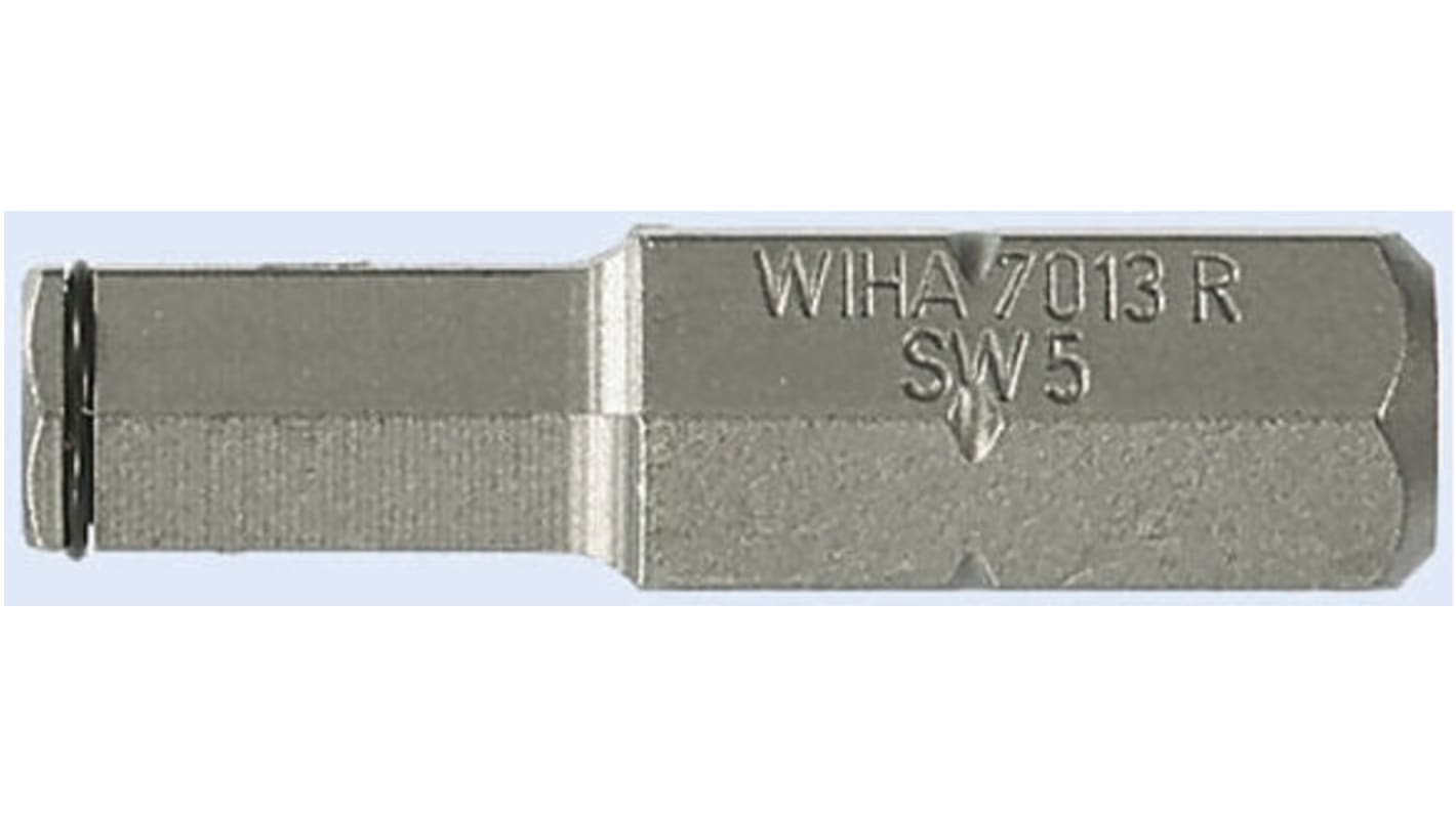 Wiha 6 mm Schraubbit, Biteinsatz CrV-Stahl