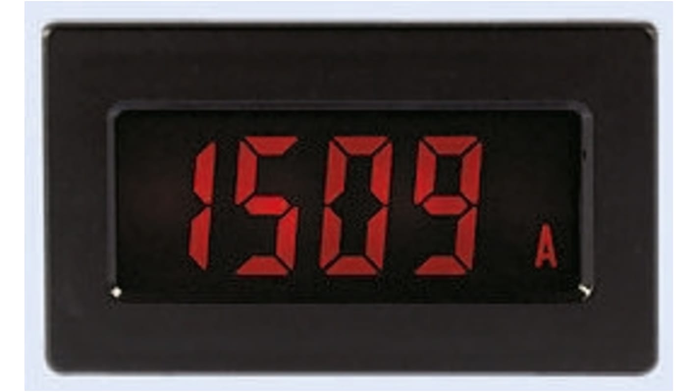 Red Lion Digital Voltmeter DC, LCD Display 3.5-Digits ±0.1 %