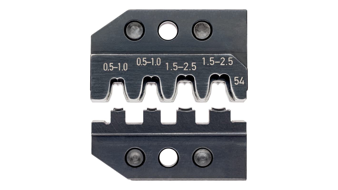 Sada krimpovacích čelistí, řada: 97, pro použití s: Univerzální krimpovací kleště – 97 43 200, 0.5mm² -, typ konektoru: