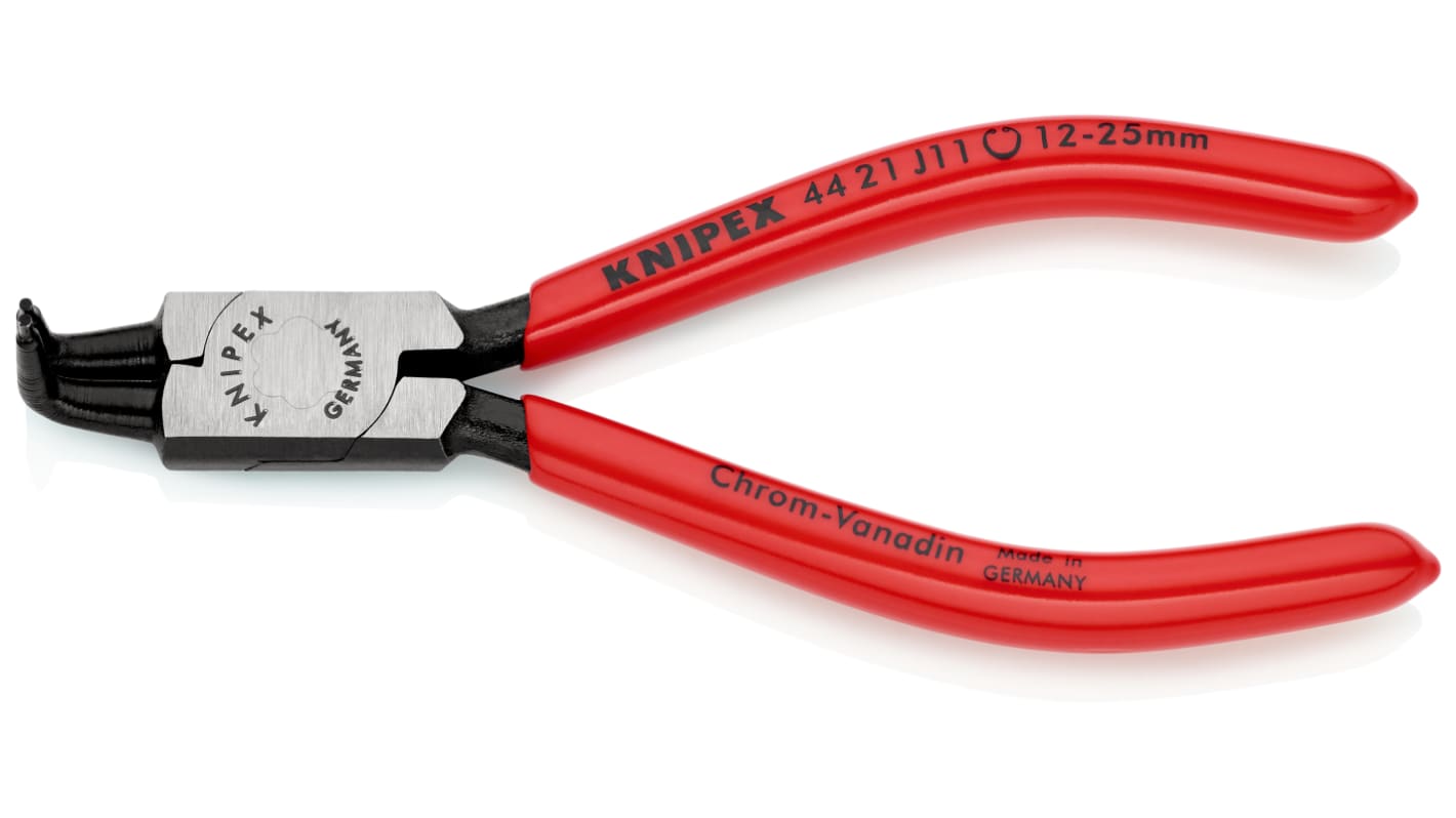 Knipex Circlip Pliers, 130 mm Overall, Angled Tip