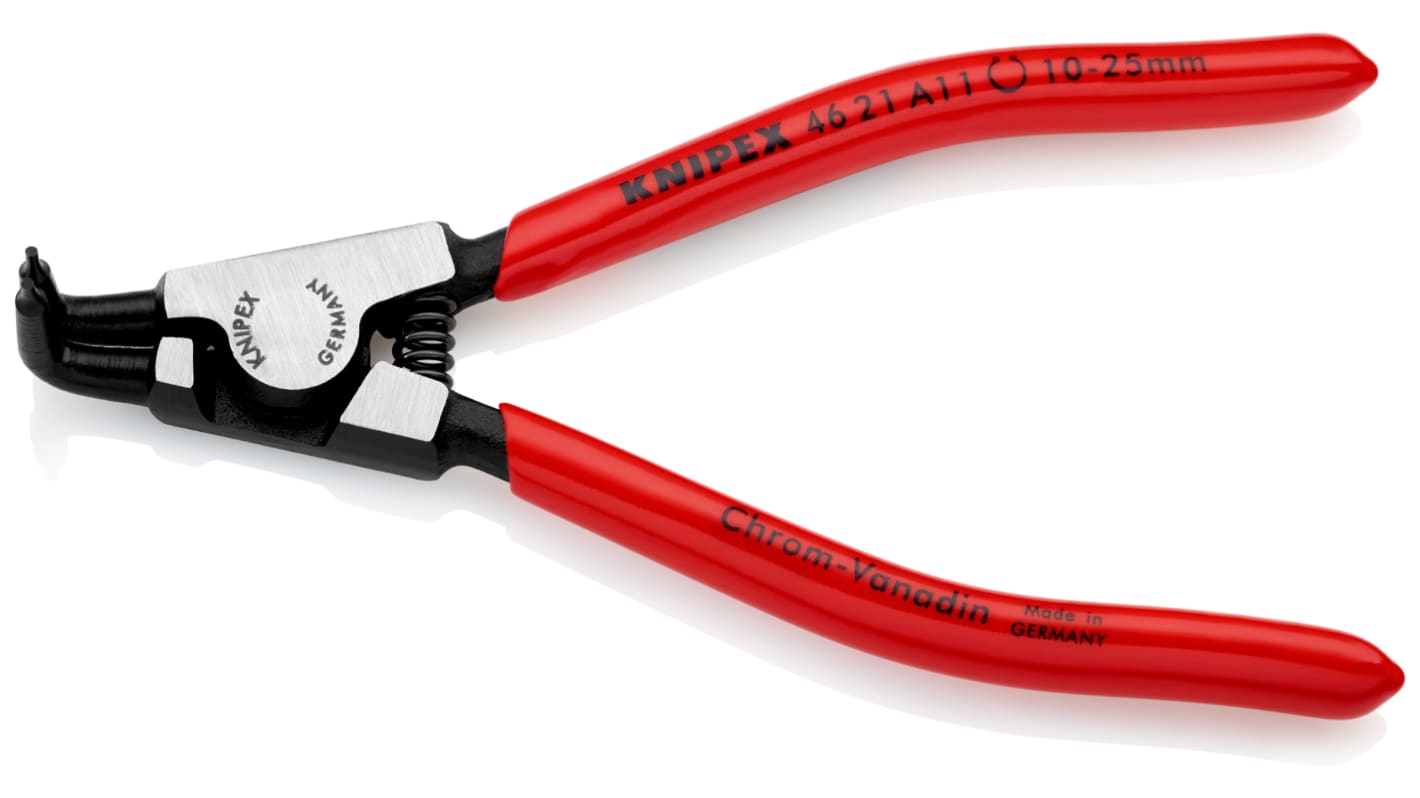 Knipex Circlip Pliers, 125 mm Overall, Angled Tip