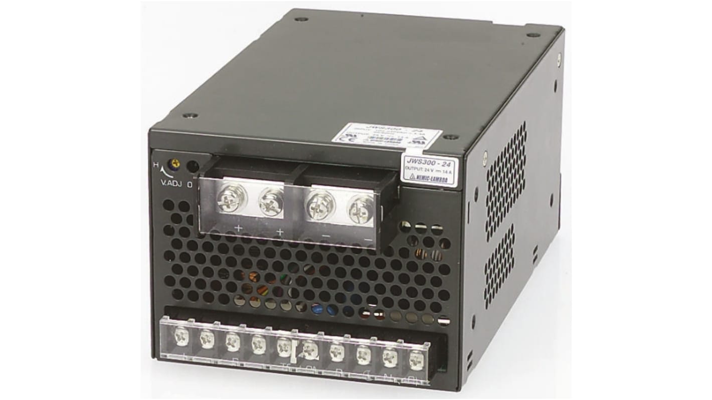 TDK-Lambda Embedded Switch Mode Power Supply SMPS, JWS600-48, 48V dc, 13A, 624W, 1 Output, 120 → 330 V dc, 85