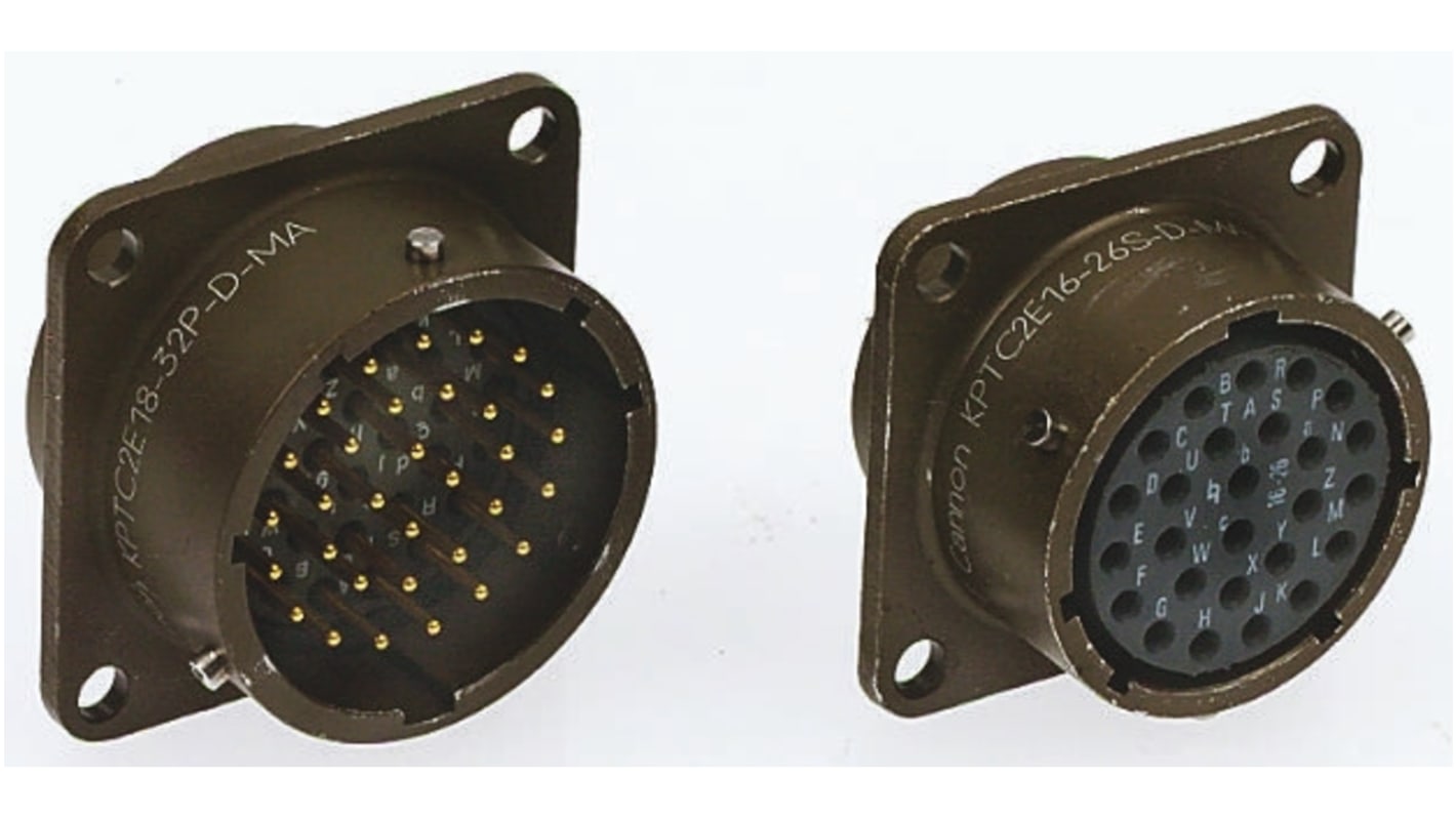 KPTC2E1832SFMA ITT Cannon Circular Connector, 32 Contacts, Panel