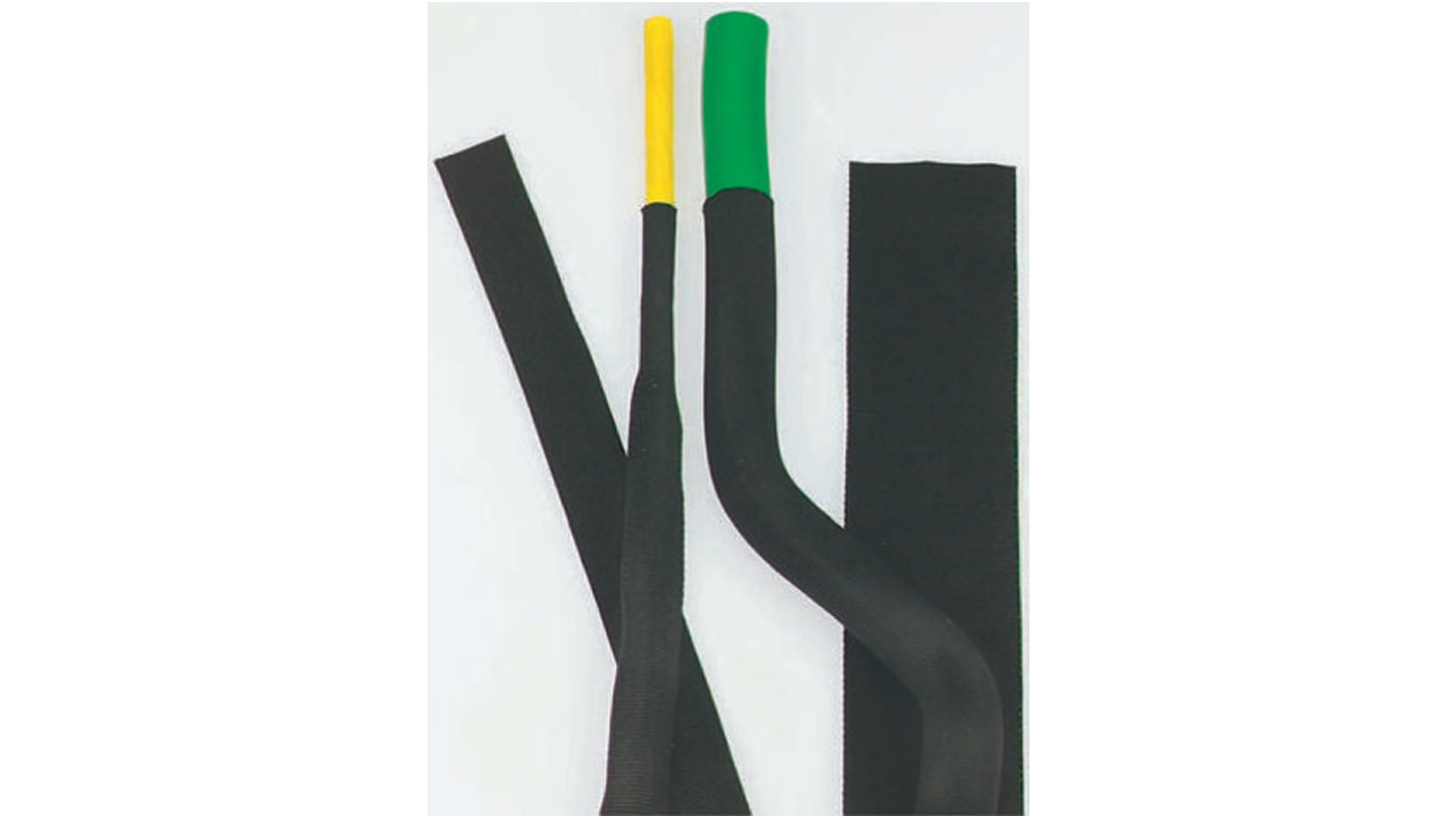 HFT500012/60 Heatshrinkable fabric tubing,12mm i/d RS