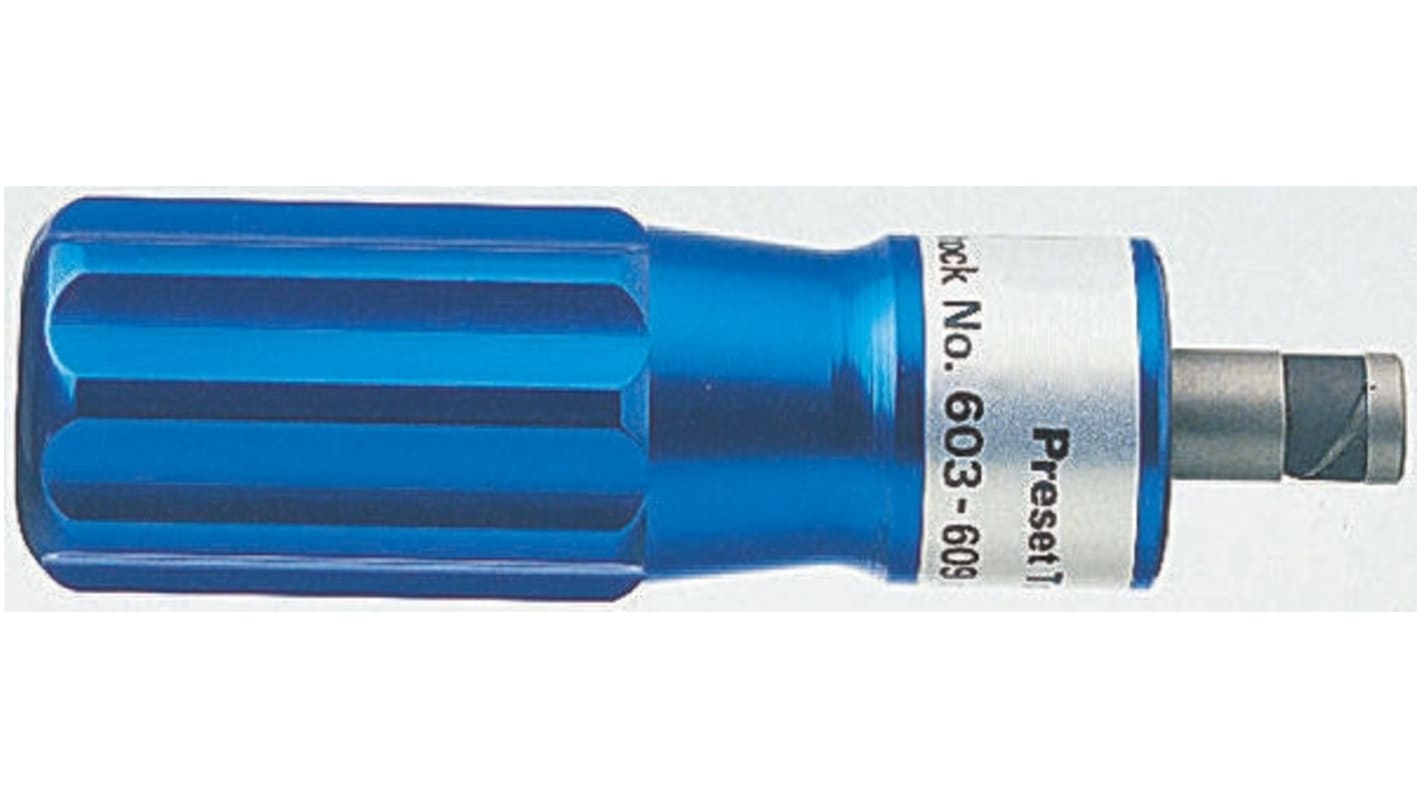 RS PRO Pre-Settable Hex Torque Screwdriver, 0.06 → 4.06Nm, 1/4 in Drive, ±6 % Accuracy - With RS Calibration