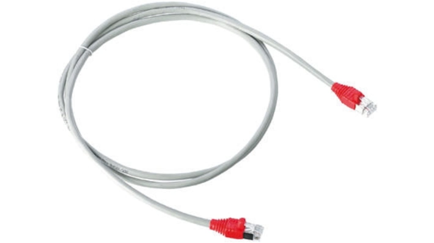 7063 2 63204 Krone Cat5e Cable Assembly, F/UTP, Red PVC