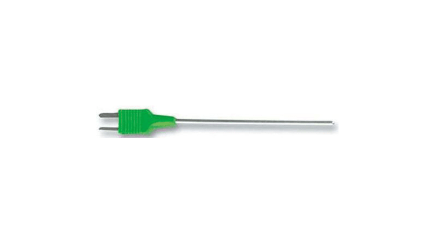 Sonda de temperatura de tipo K RS PRO, calibrado SYS, hasta +750 °C ±0,25 %, Ø 3mm x 100mm