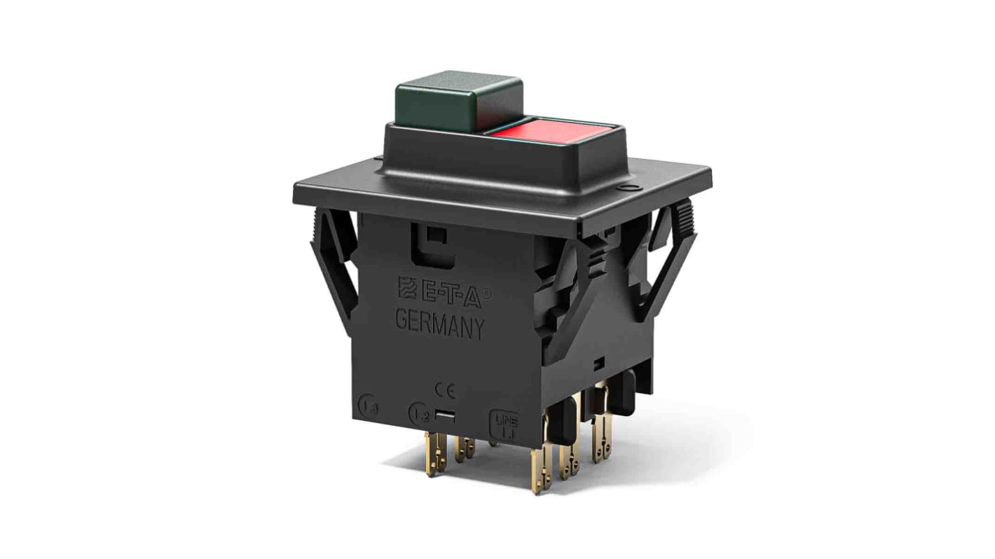 3140F130P7T1SGRX5A ETA Thermal Circuit Breaker 3140 3 Pole 230V Voltage Rating Snap In