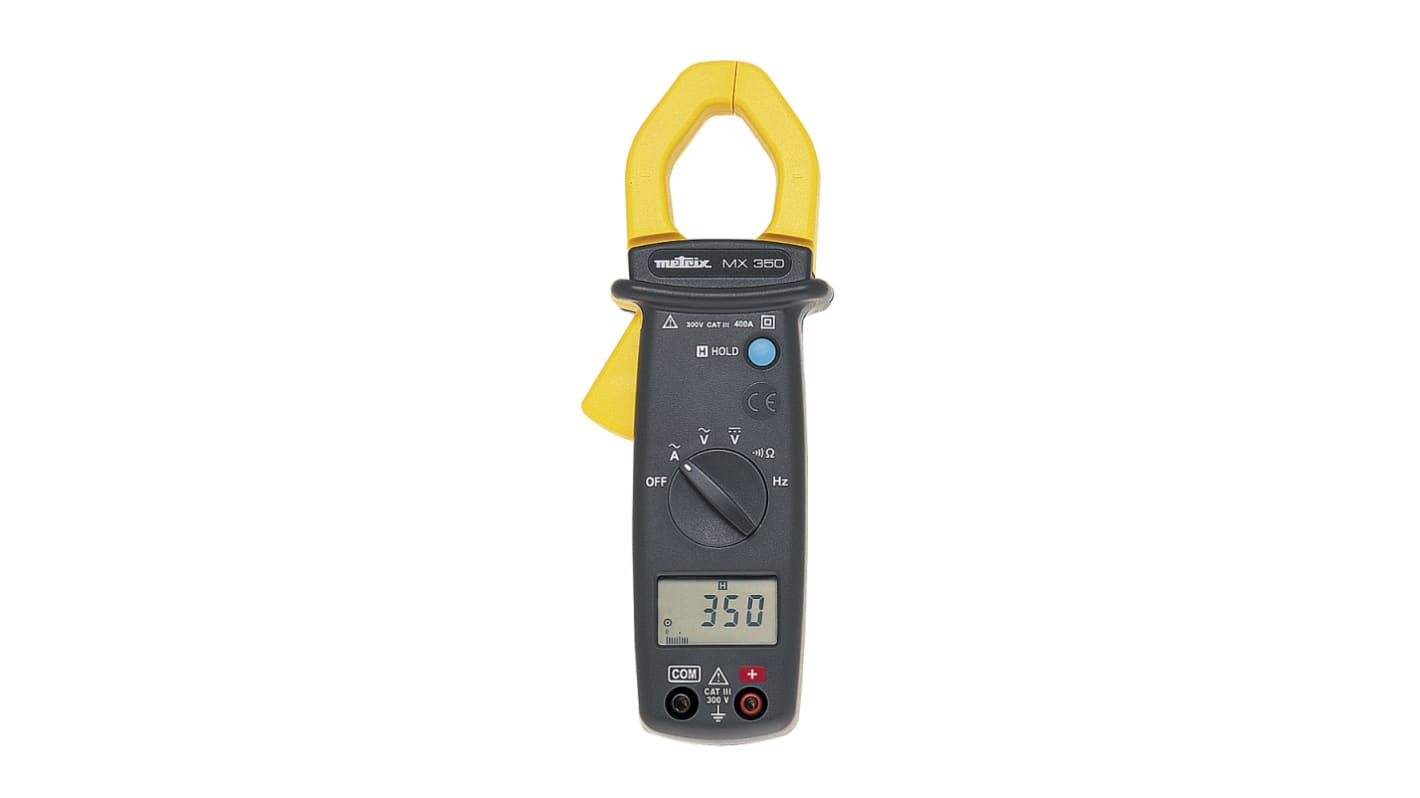 Metrix MX0350-Z Clamp Meter, Max Current 400A ac CAT III 600V With RS Calibration