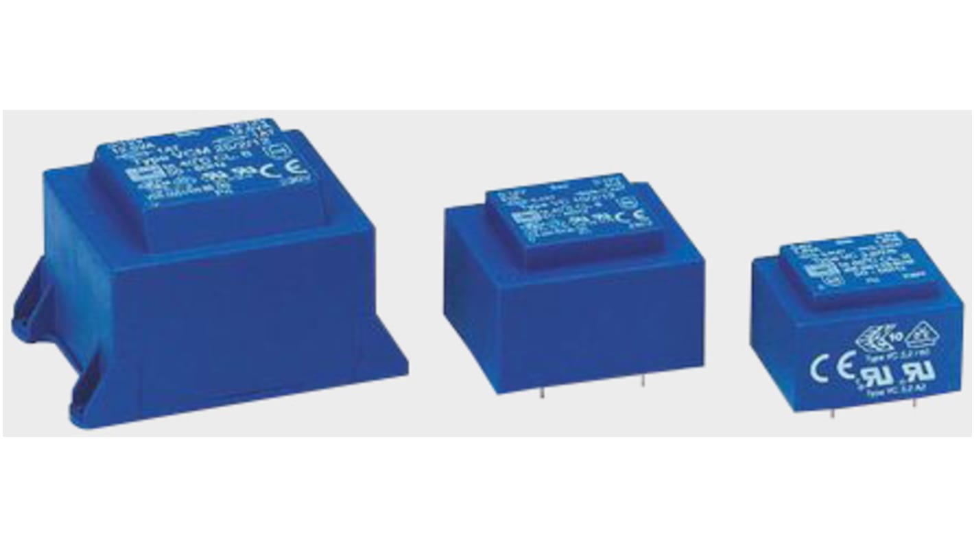 VC 5/2/18 | Block 18V ac 2 Output Through Hole PCB Transformer, 5VA | RS