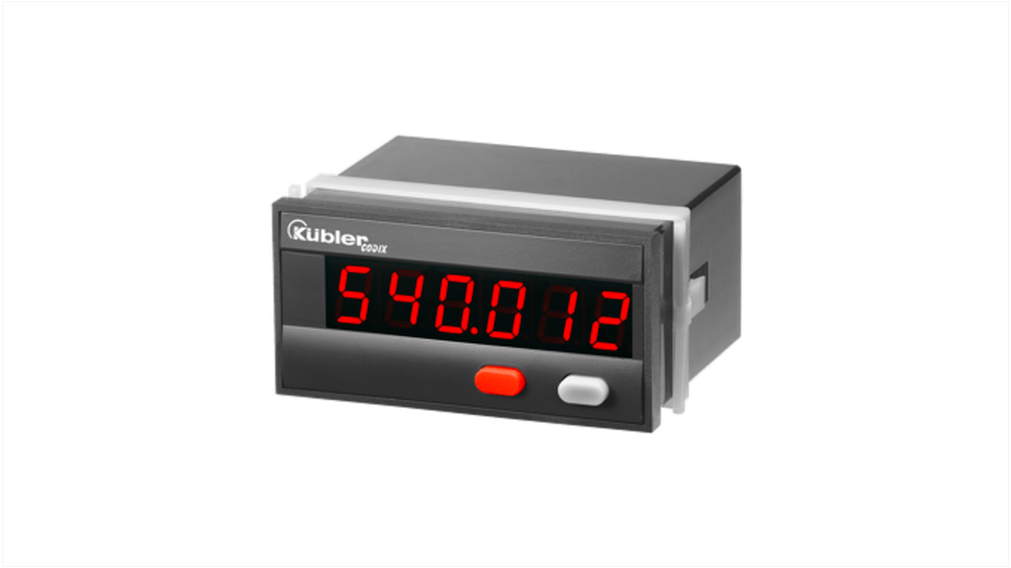 Compteur Kübler CODIX 540 Impulsions 90→260 V c.a. LED 6 digits