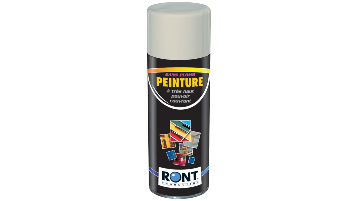 Peinture aérosol Ront Production, Gris RAL 7032, 400ml