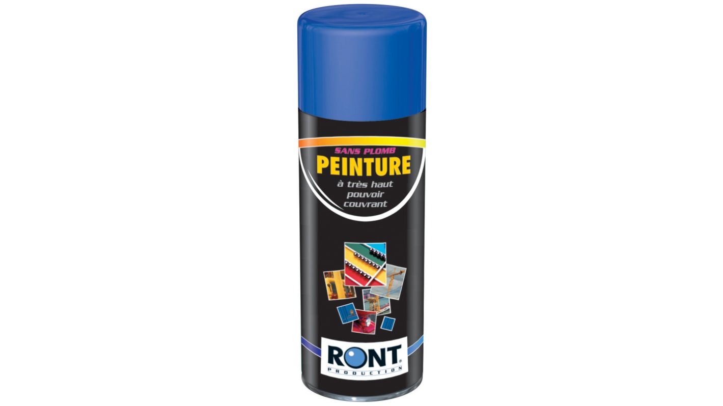 Peinture aérosol Ront Production, Bleu RAL 5015, 400ml