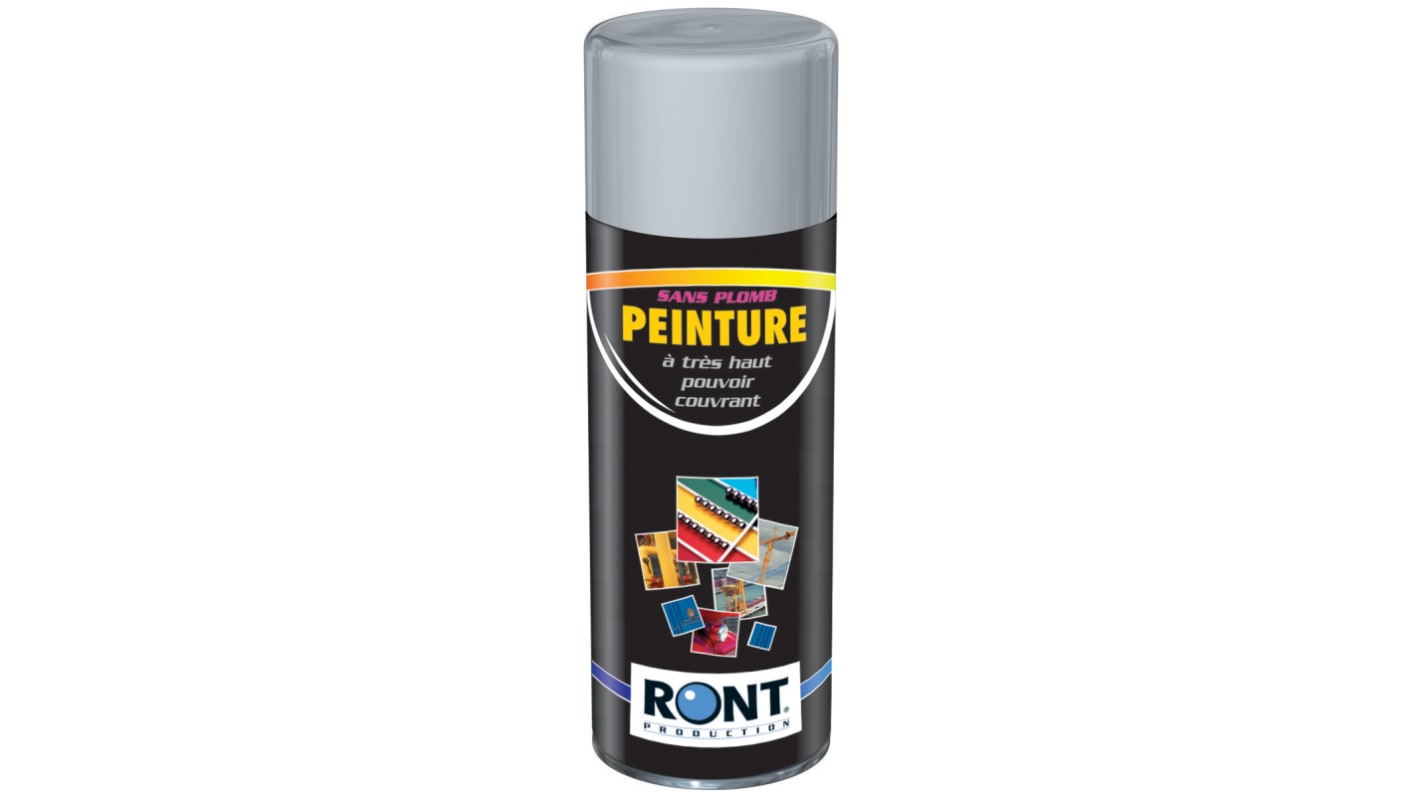 Peinture aérosol Ront Production, Gris-argent RAL 7001, 400ml