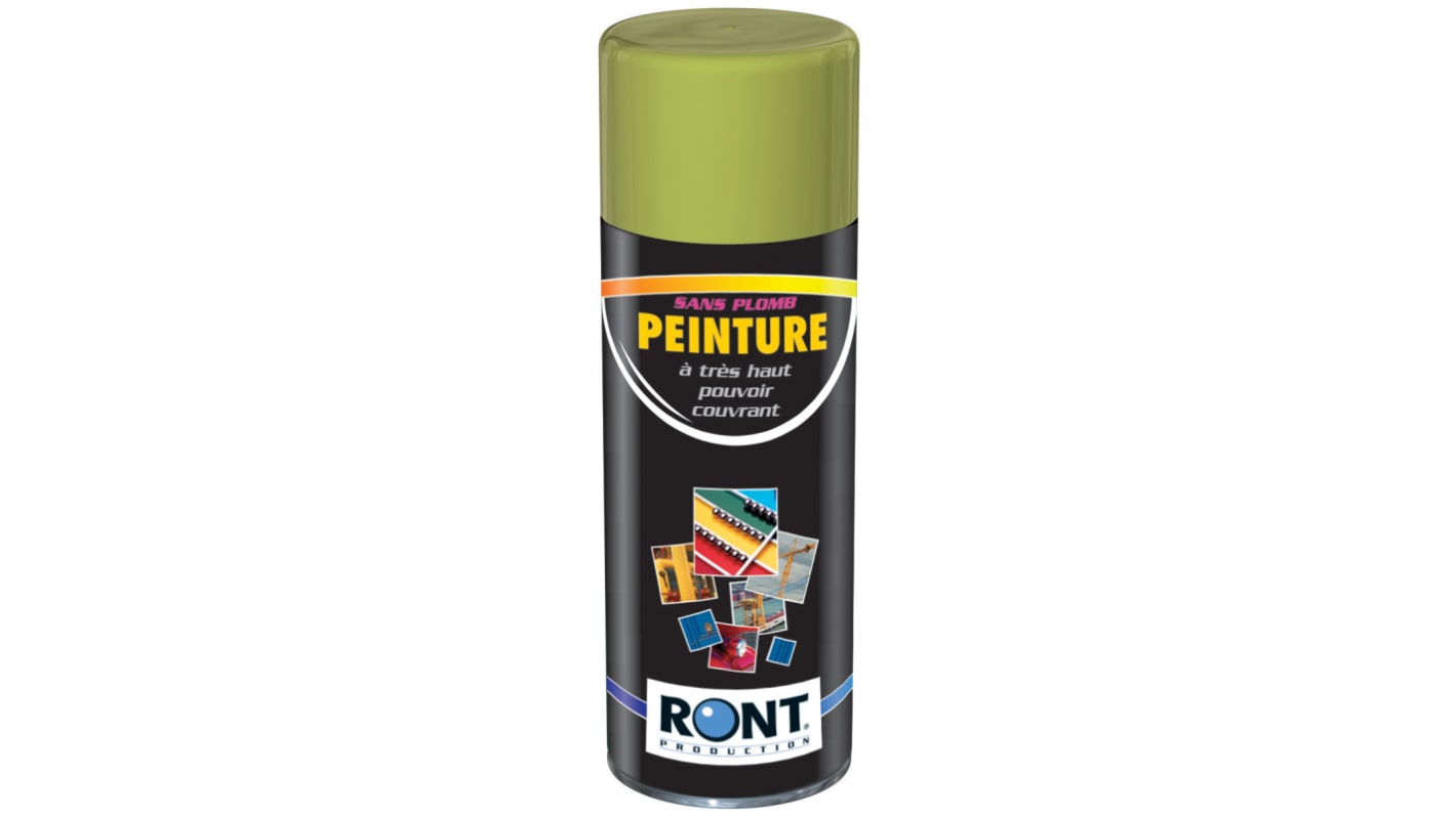 Peinture aérosol Ront Production, Vert RAL 6011, 400ml