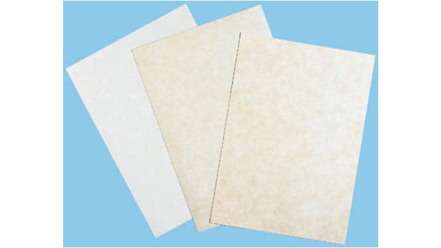 RS PRO Nomex Thermal Insulating Sheet, 304mm x 200mm x 0.13 mm, 0.25 mm, 0.51 mm