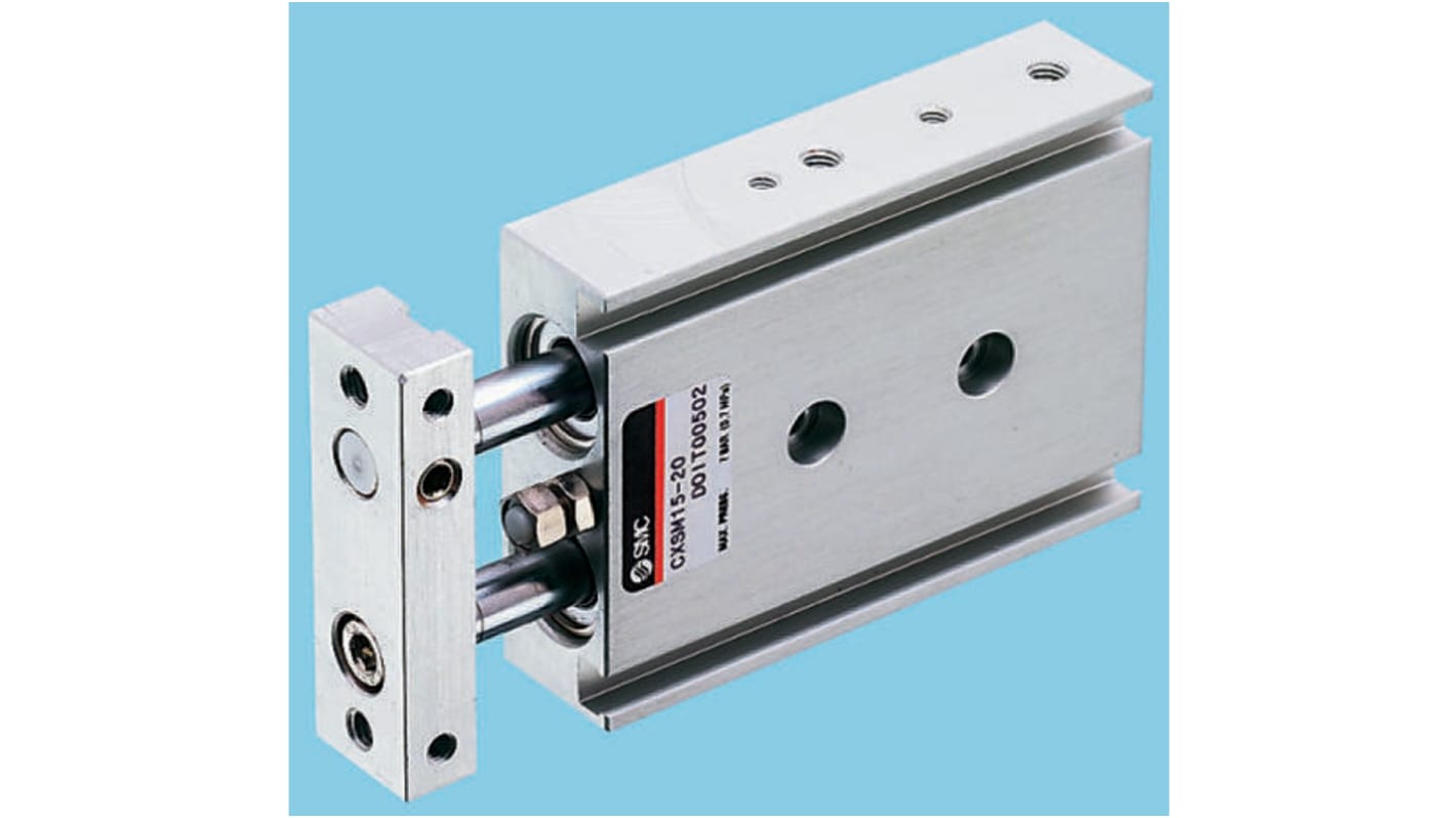 SMC Pneumatic Guided Cylinder - 25mm Bore, 50mm Stroke, CXSM Series
