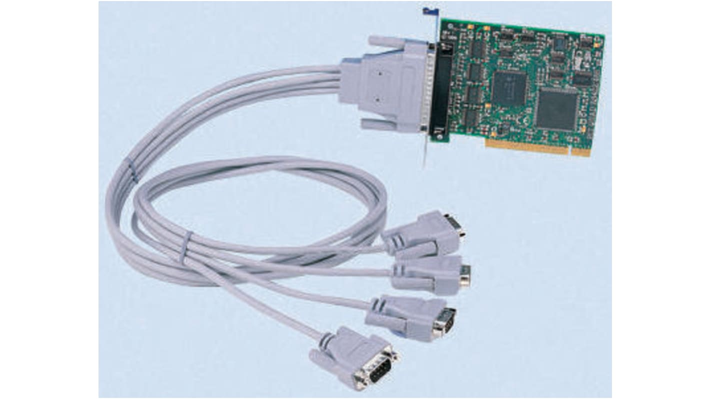 Karta szeregowa, RS422, RS485, l. portów: 4, 921.6kbit/s, FIFO: 64 B, magistrala: PCI, Szeregowe