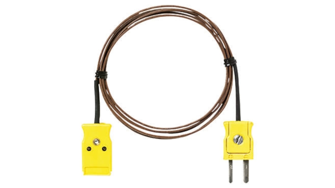 80PKEXT Fluke Thermocouple Extension Cable for Use with Type K
