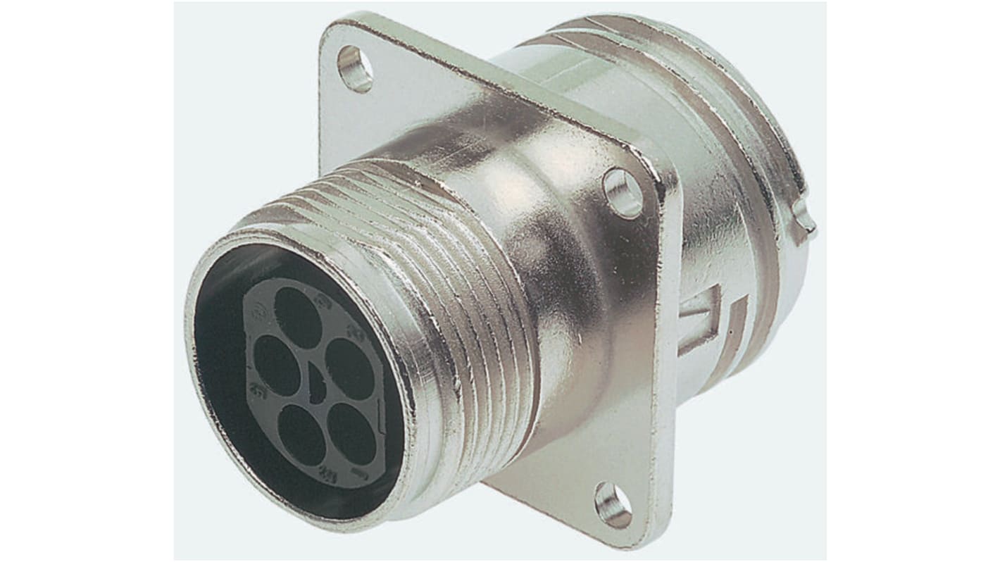 Conector circular TE Connectivity hembra serie CMC Series 1 de 24 vías macho, tamaño carcasa 28, Montaje en Panel