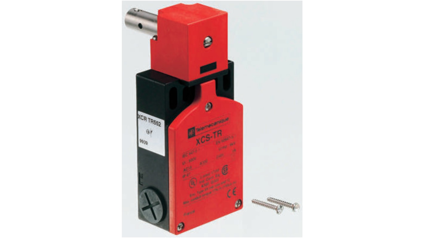 Interruptor de bisagra de seguridad Telemecanique Sensors XCSTR752, Bisagra, NA/2 NC, 6 A, 240V, 250V, 2, M16 x 11,