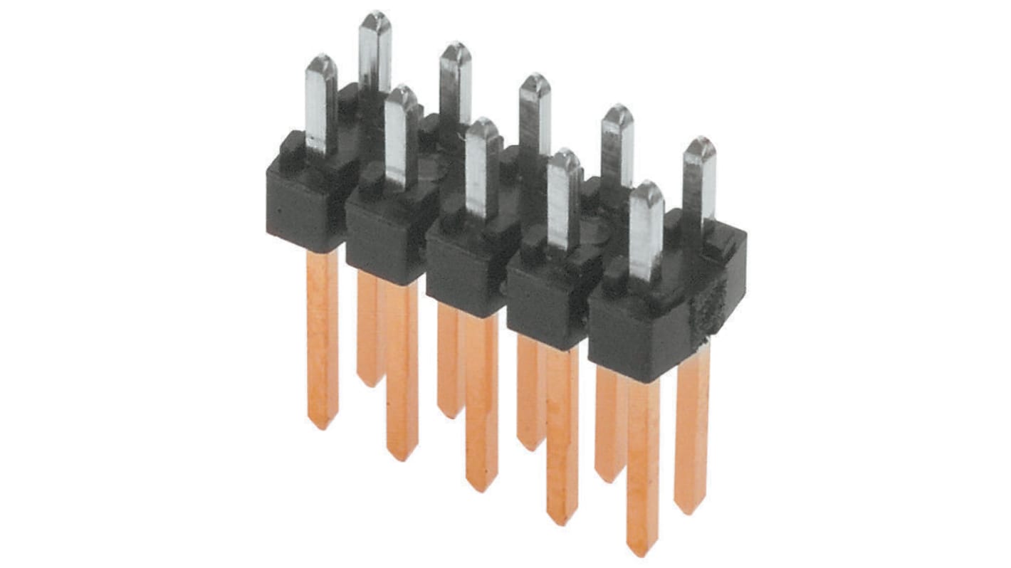 Molex C-Grid III Series Straight Through Hole Pin Header, 34 Contact(s), 2.54mm Pitch, 2 Row(s), Unshrouded