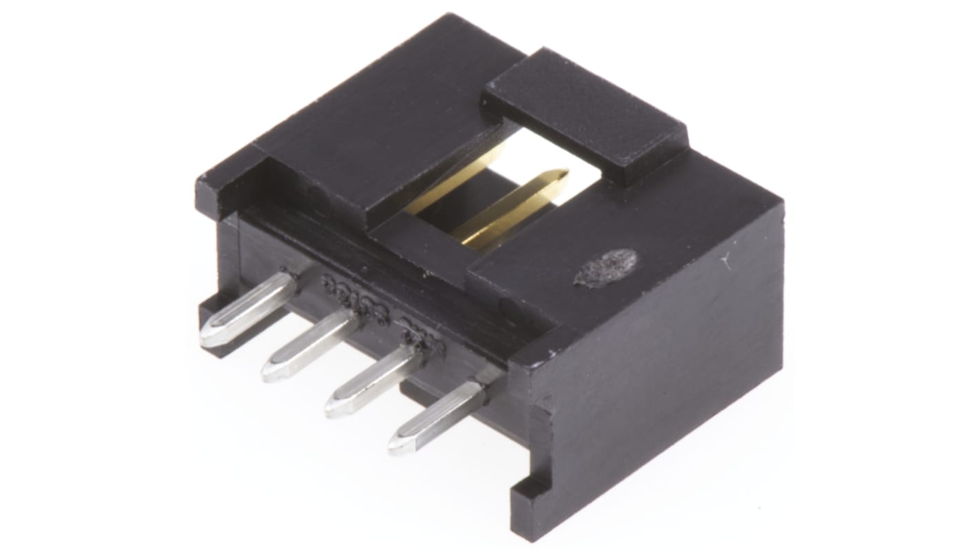 Molex C-Grid III Series Straight Through Hole PCB Header, 4 Contact(s), 2.54mm Pitch, 1 Row(s), Shrouded