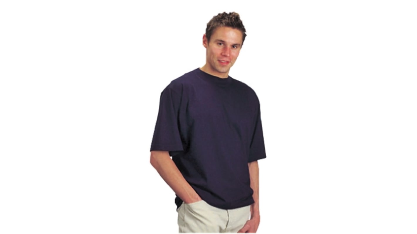 T-shirt Cotone Blu Navy XL XL Corto