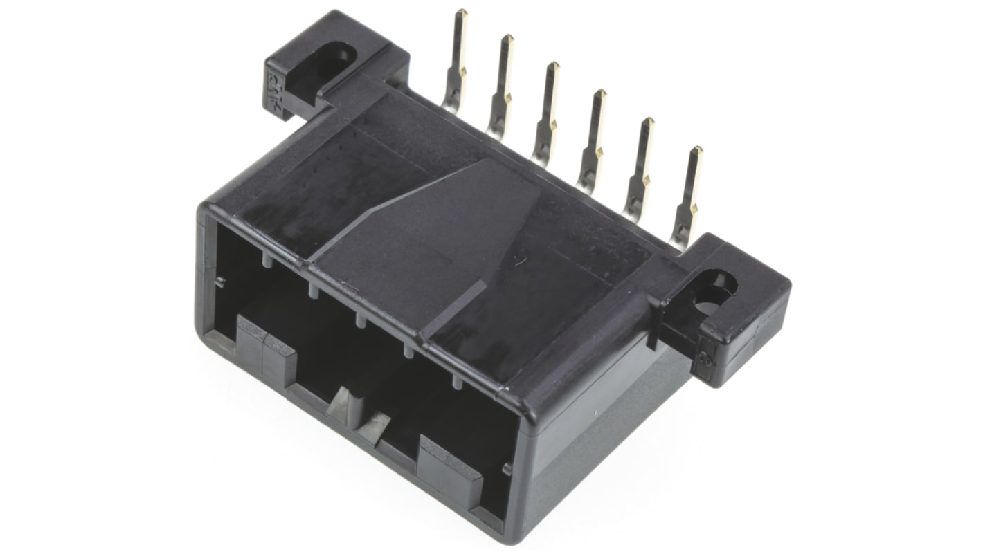 TE Connectivity, MULTILOCK 070 Female Connector Housing, 3.5mm Pitch, 6 Way, 1 Row Right Angle