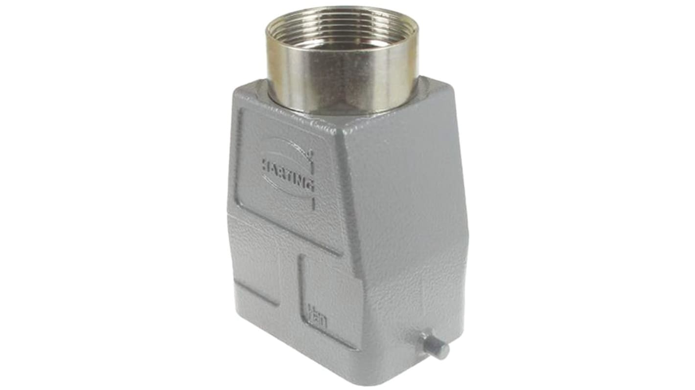 Carcasa para conector industrial con entrada superior HARTING serie Han B tamaño 6B