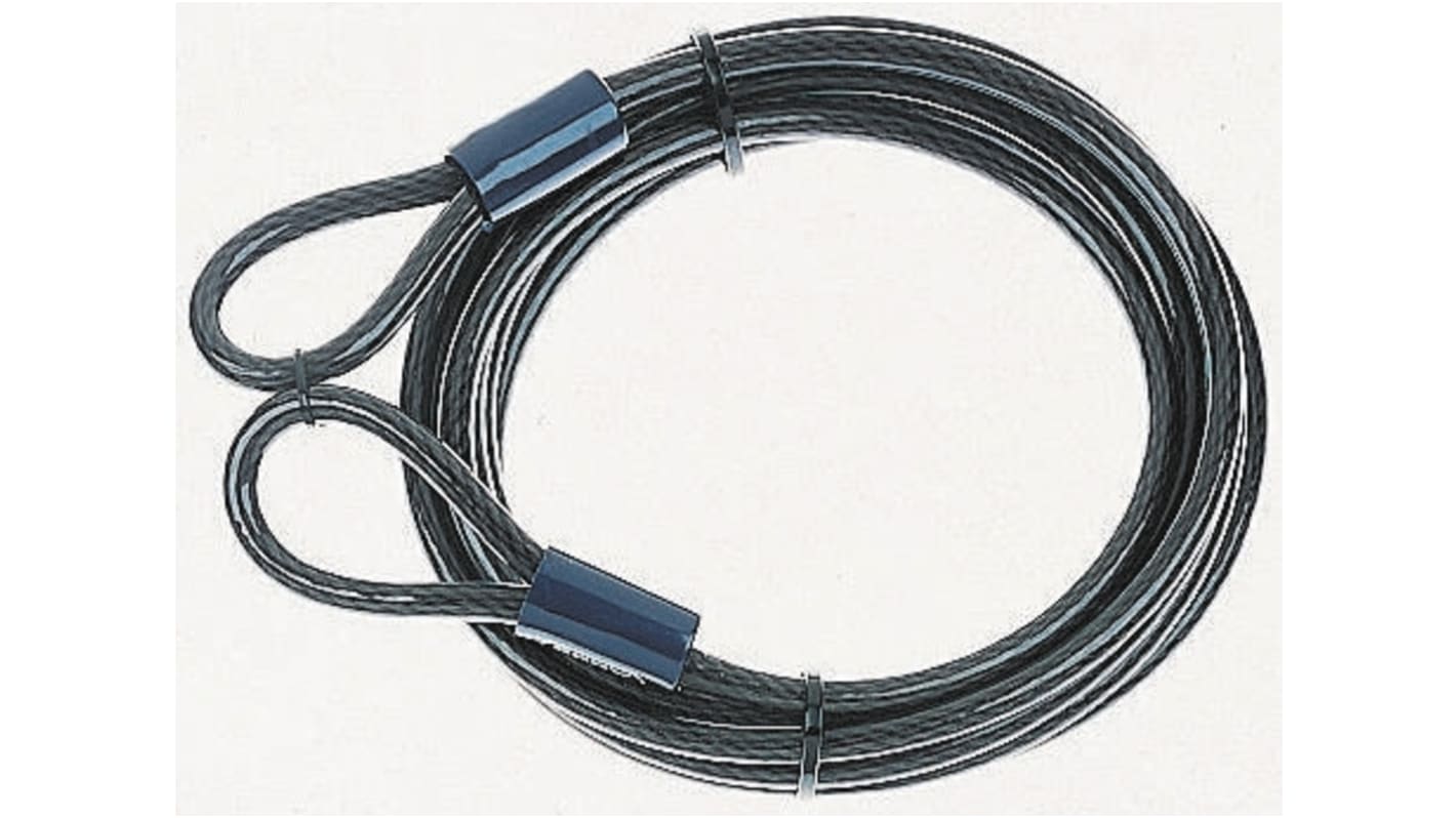 Cable de bucle gemelo ABUS Acero 10m