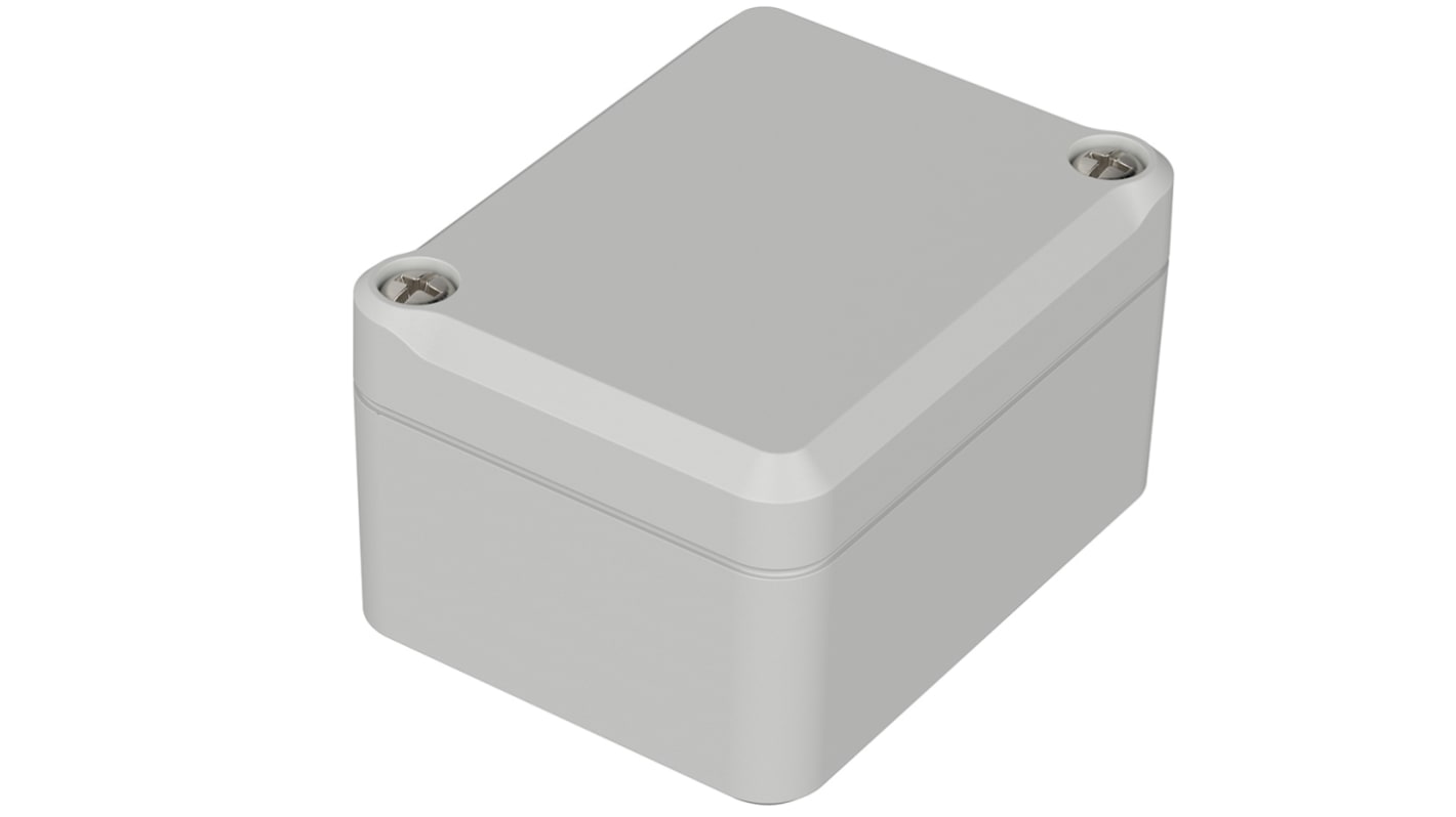 Bopla Euromas II Series Light Grey Polycarbonate Enclosure, IP65, Light Grey Lid, 65 x 50 x 37mm