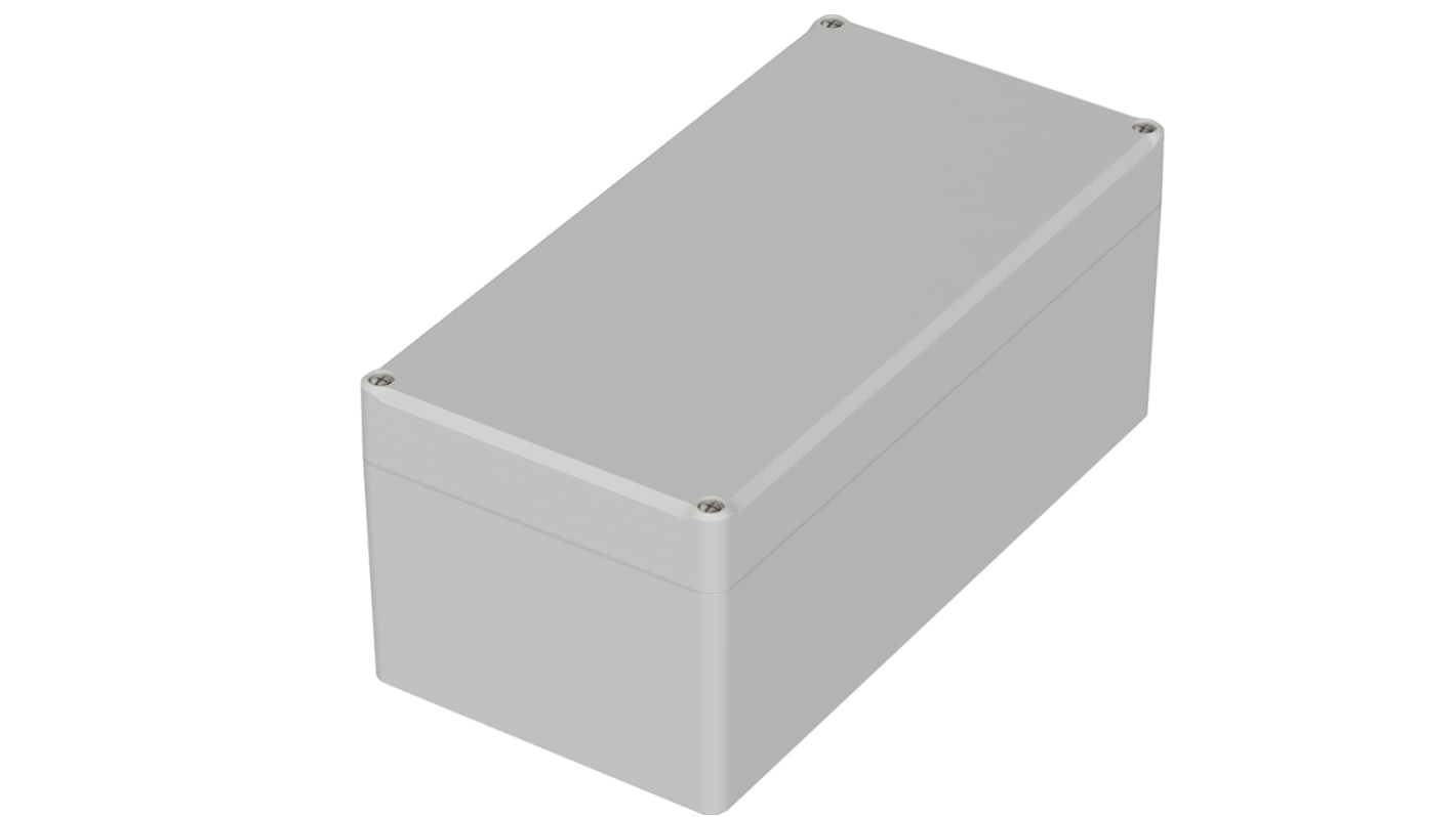 Bopla Euromas II Series Light Grey Polycarbonate Enclosure, IP65, Light Grey Lid, 240 x 120 x 102mm