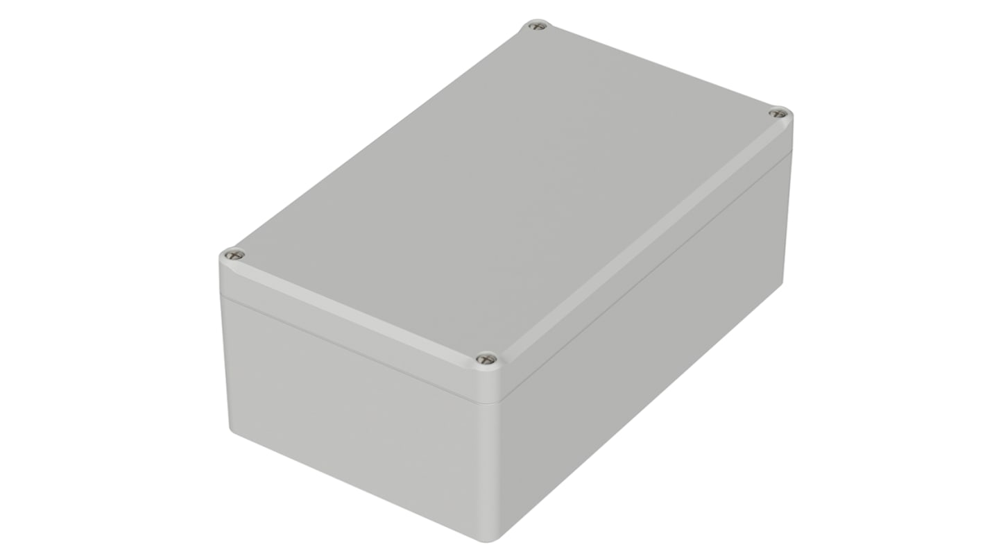 Bopla Euromas II Series Light Grey ABS Enclosure, IP65, Light Grey Lid, 200 x 120 x 77mm