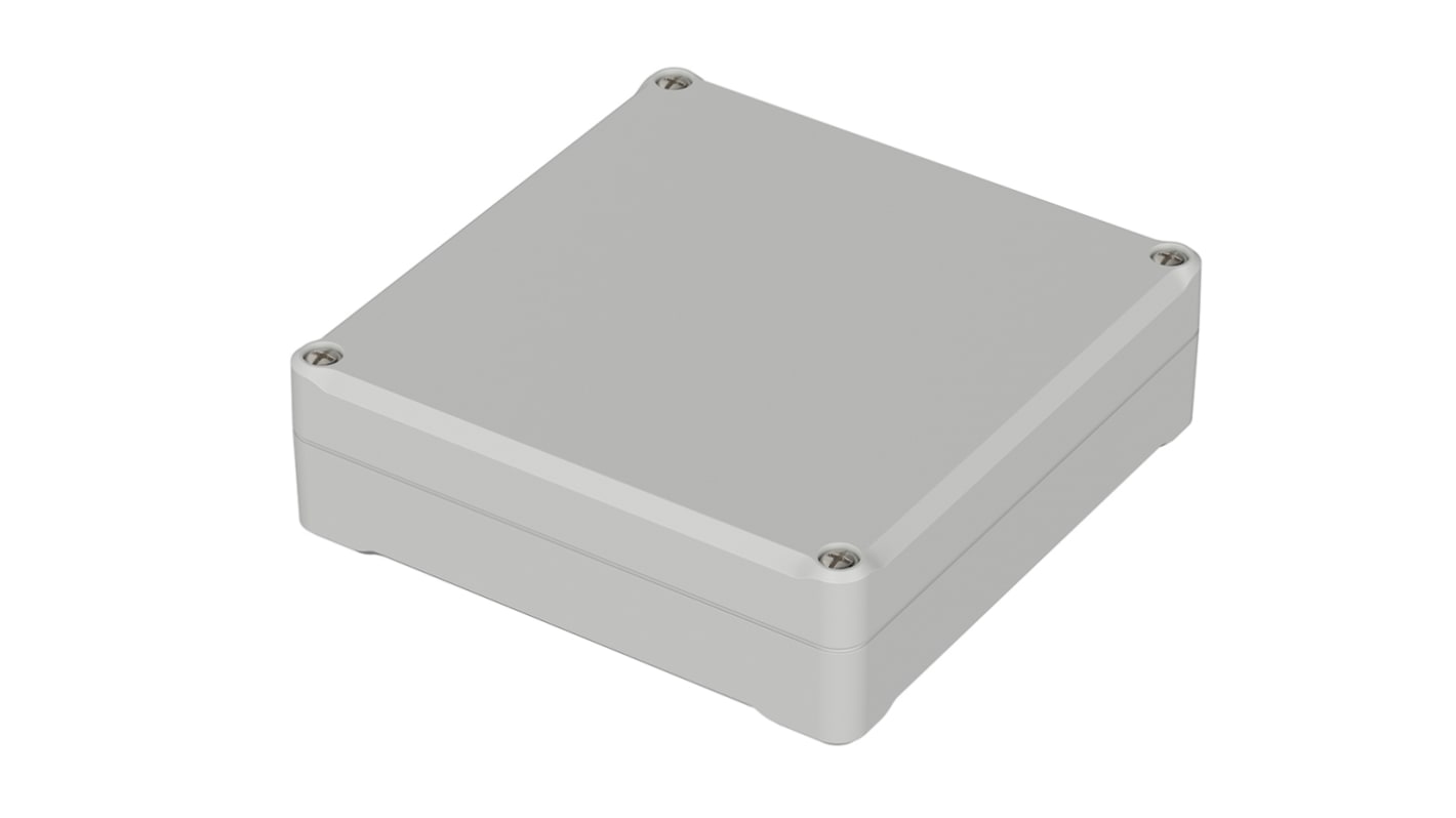 Caja Bopla de ABS Gris claro, 122 x 120 x 37mm, IP65